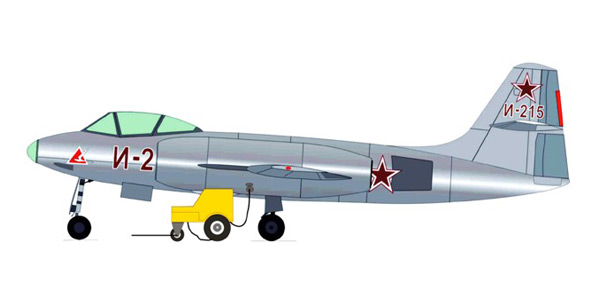 Alexeyev I-215 (with start car and airfield)